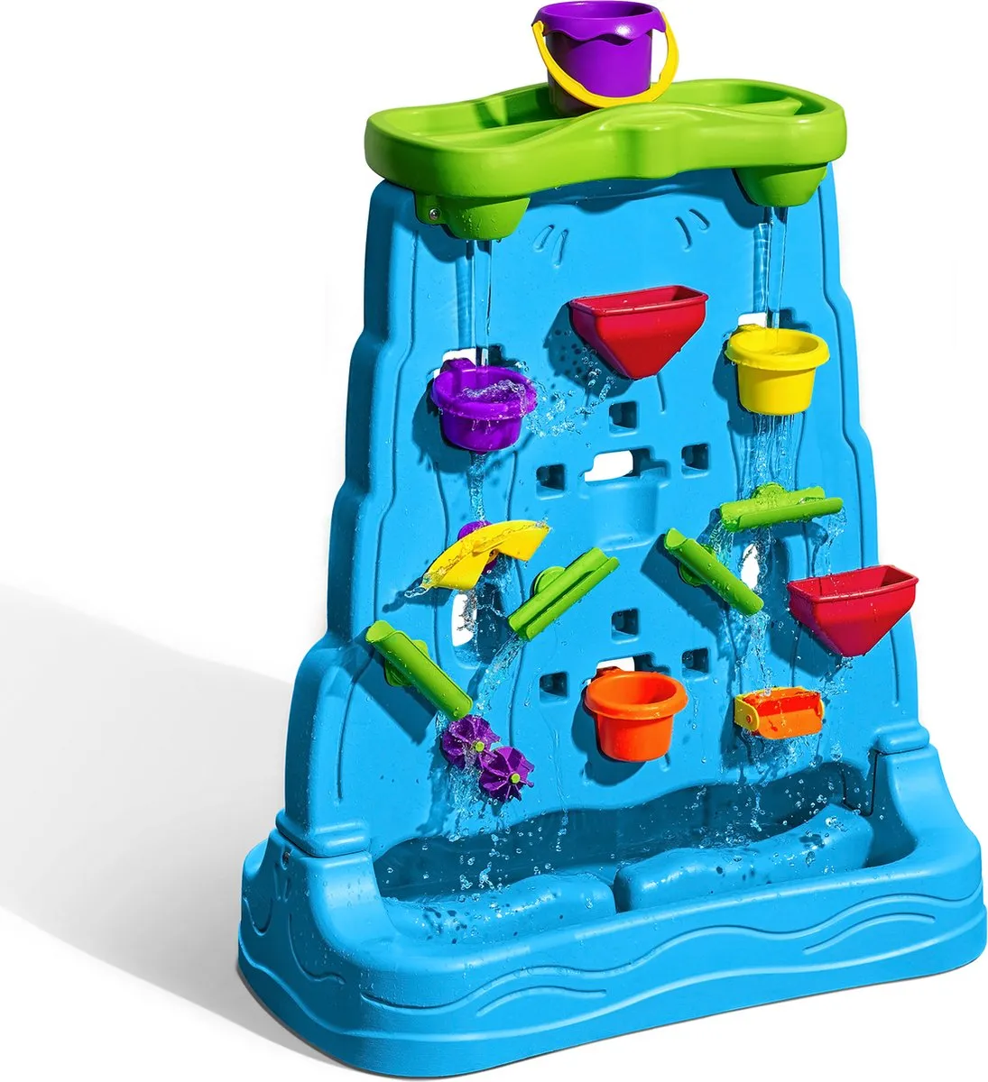 Step2 Waterfall Discovery Wall Watertafel - 5L - Blauw