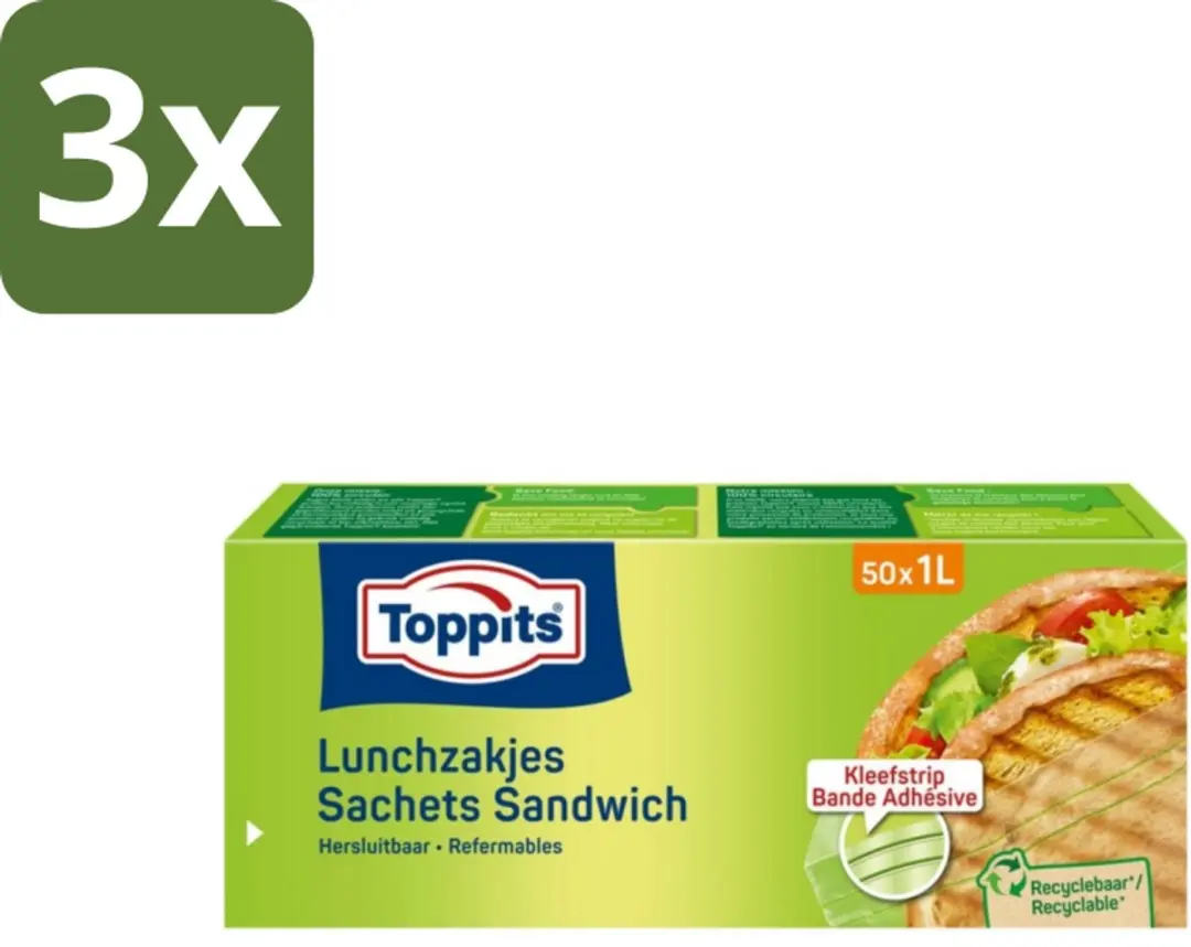 Toppits Lunchzakjes 1L