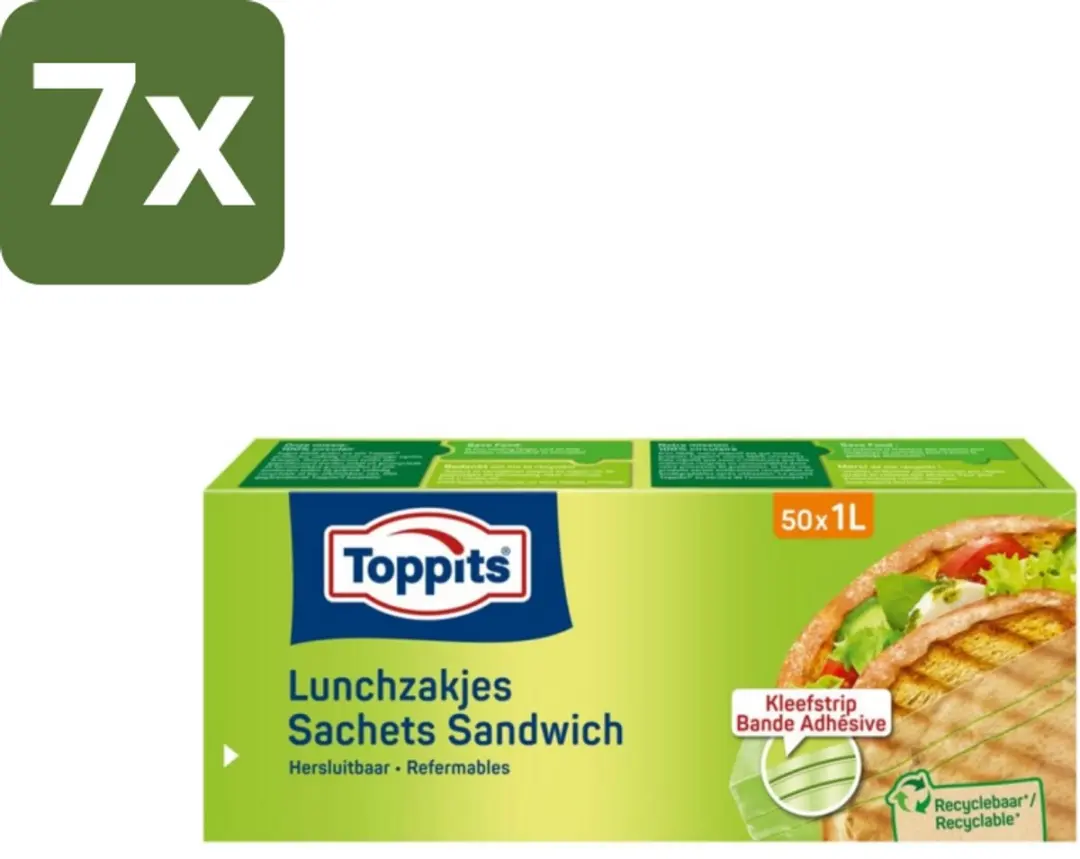 Toppits Lunchzakjes 1L