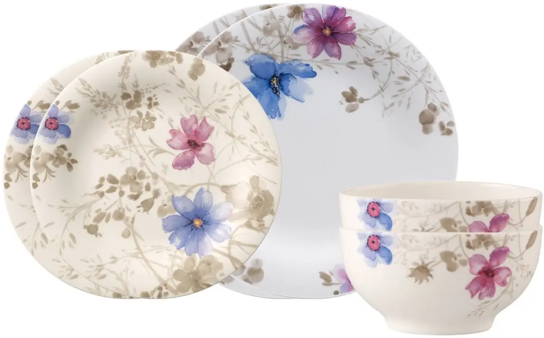 Villeroy & Boch Basic-Set Mariefleur Gris