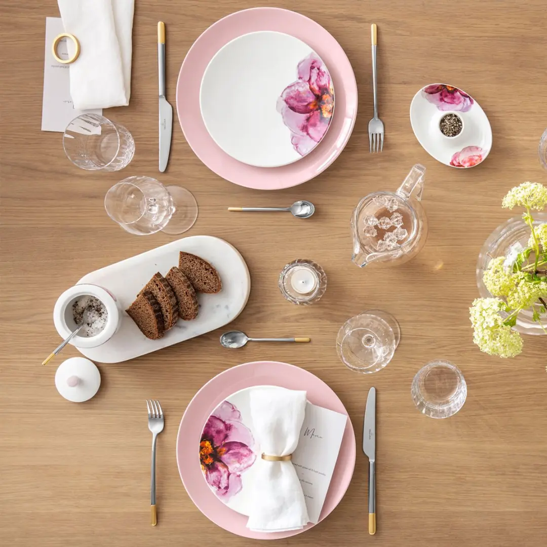 Villeroy & Boch Rose Garden Eierbekers - 4 Stuks