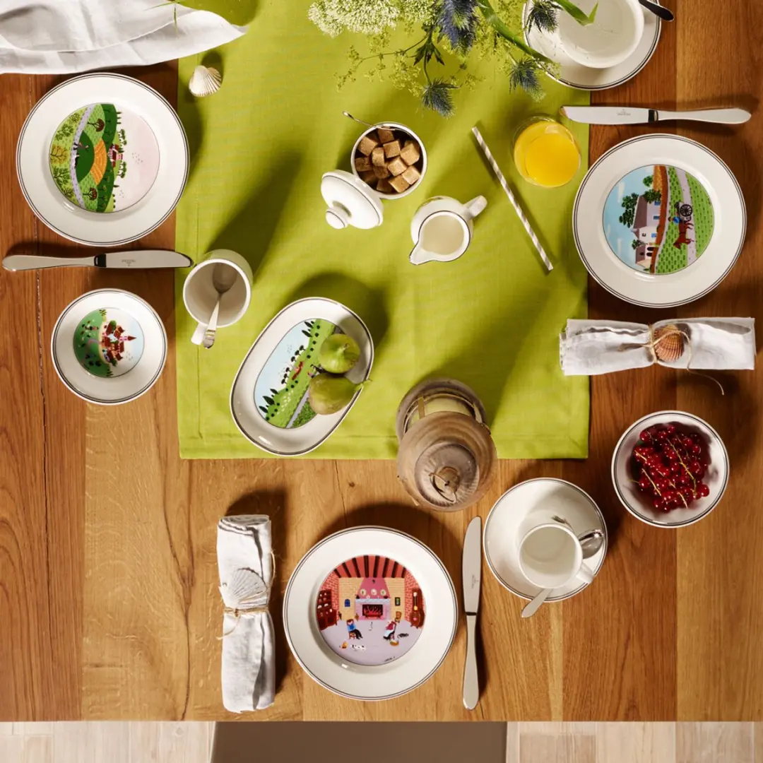 Villeroy & Boch Kamin Design Naif Suppenteller - Ø21cm - Gekleurd