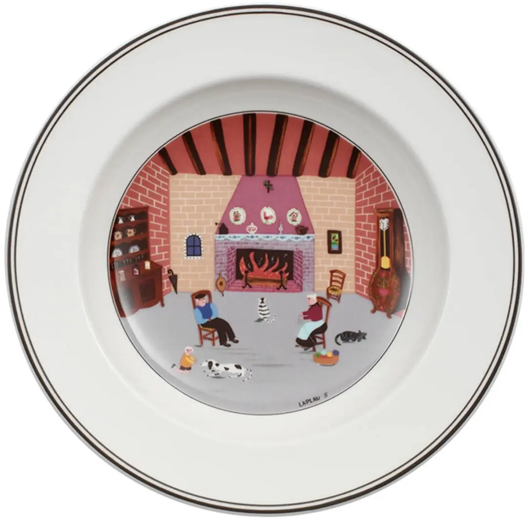 Villeroy & Boch Kamin Design Naif Suppenteller