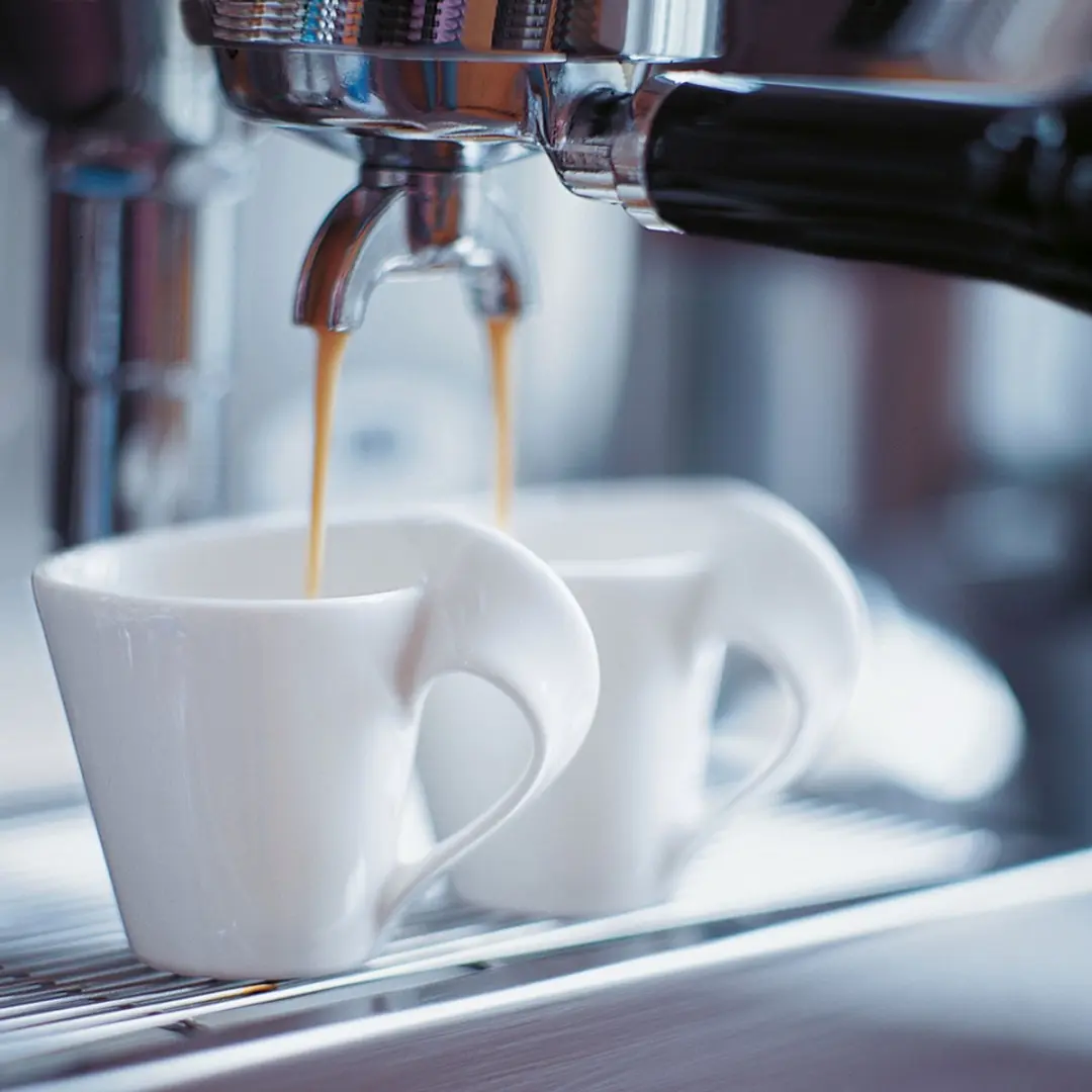 Villeroy & Boch NewWave Caffè Espressotassen Set 6 - 80ml - wit-gekleurd