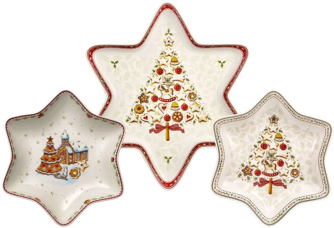 Villeroy & Boch Sternschalen-Set Winter Bakery Delight