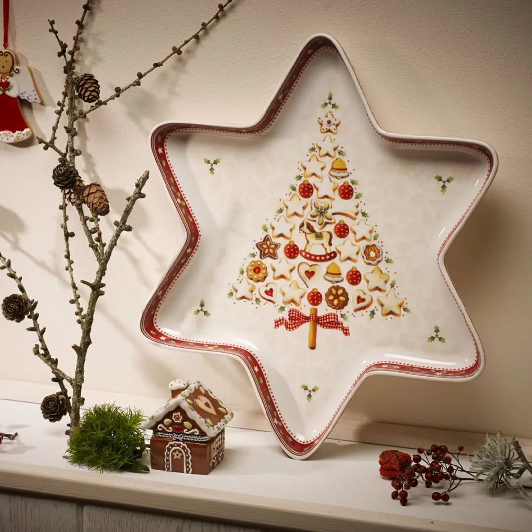 Villeroy & Boch Sternschalen-Set Winter Bakery Delight - 3 Stuks