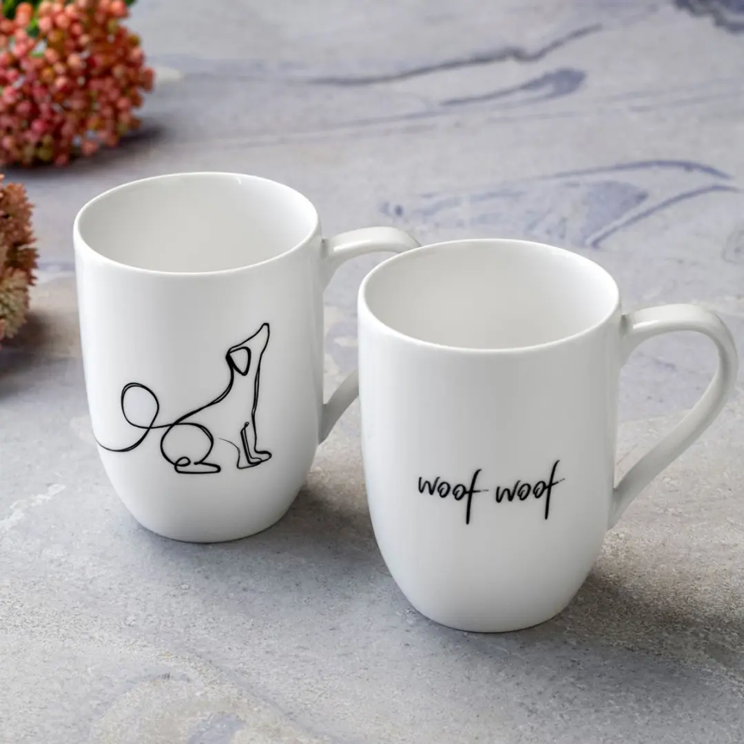 Villeroy & Boch Kaffeebecher Dog Statement 280ml - Set van 2