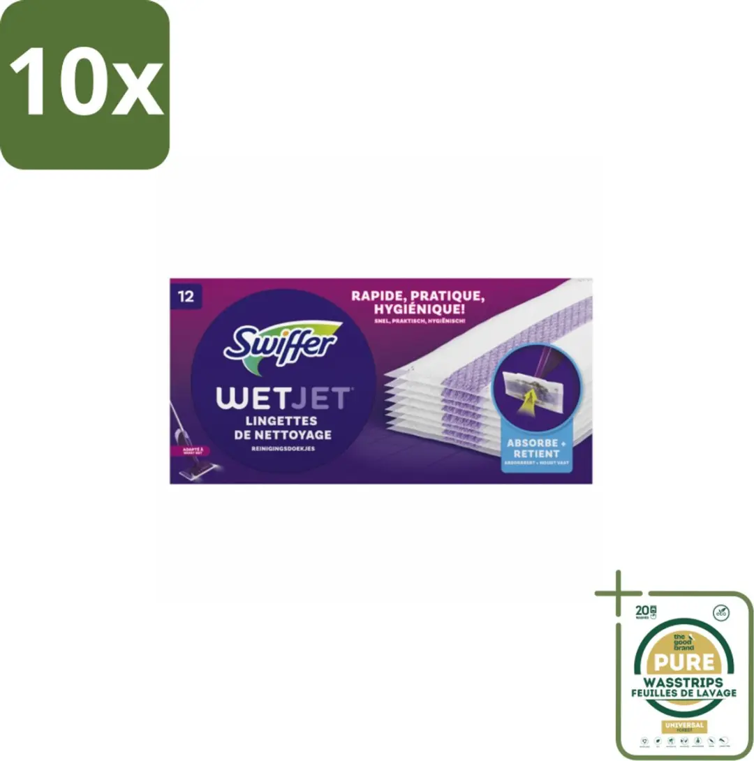 Swiffer WetJet Navullingen 120 Stuks (10x12)