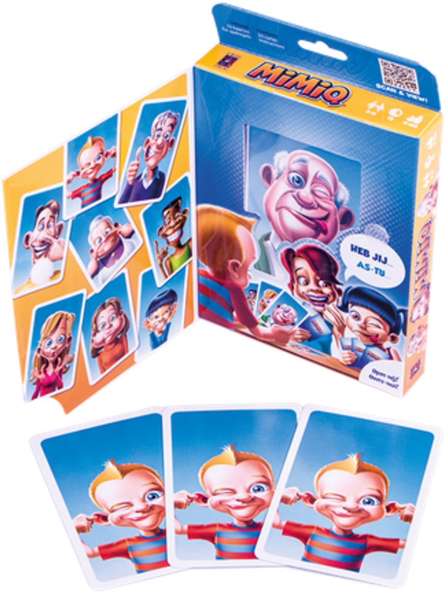 999 Games - Mimiq - Kinderspel - Hilarisch spel - Gezelschapsspel - Familiespel - bevat spelregels in NL en FR