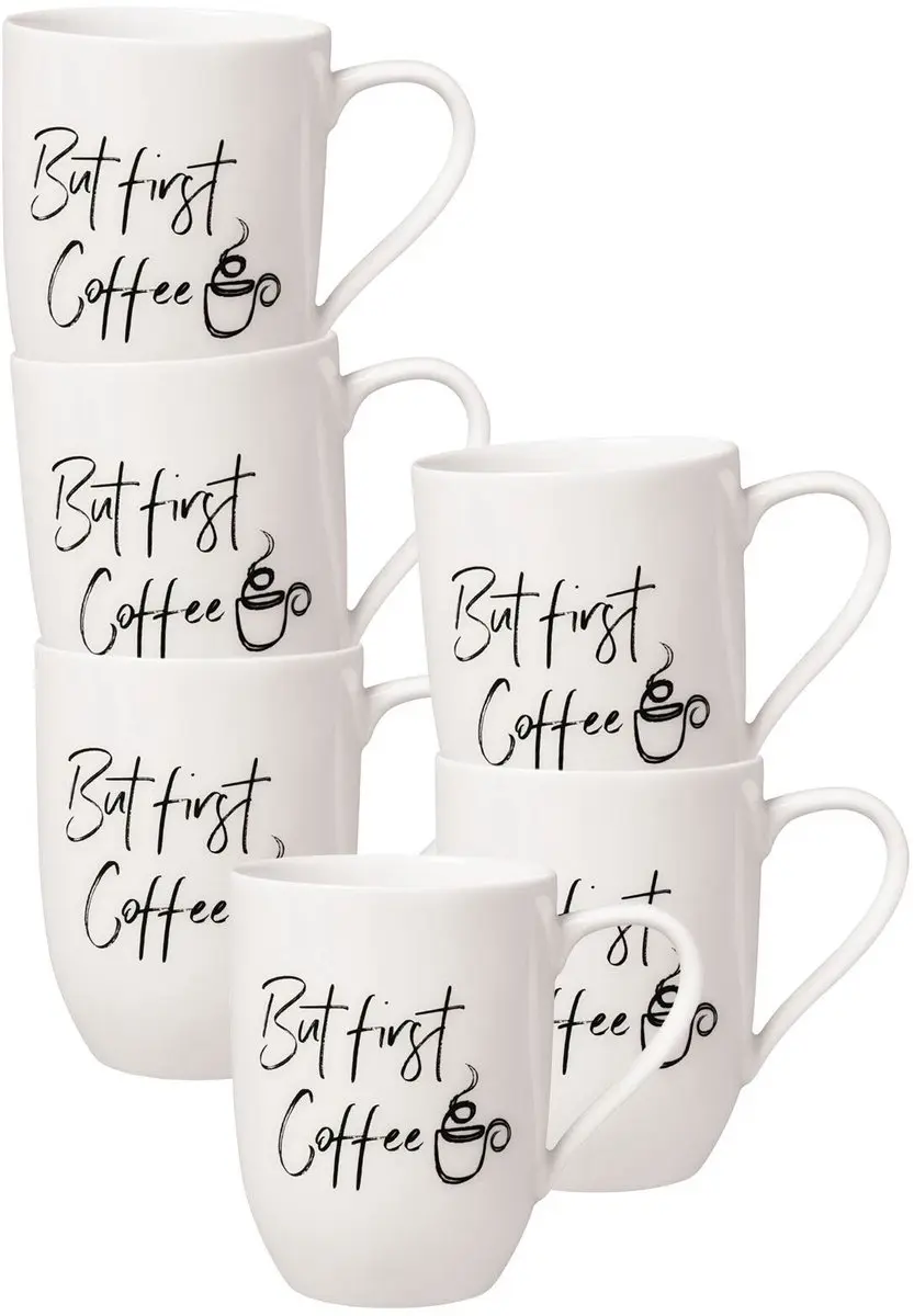 Villeroy & Boch 'But first Coffee' Koffiebeker 290ml