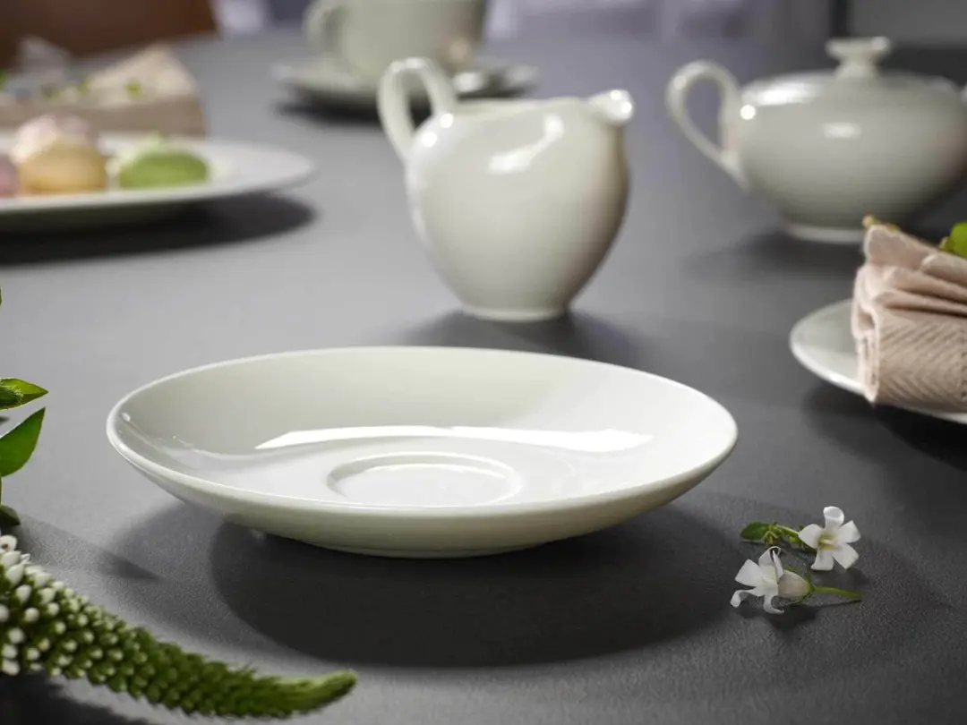 Villeroy & Boch Anmut Koffie/Thee-onderzetters Ø15cm - 6-delig Wit