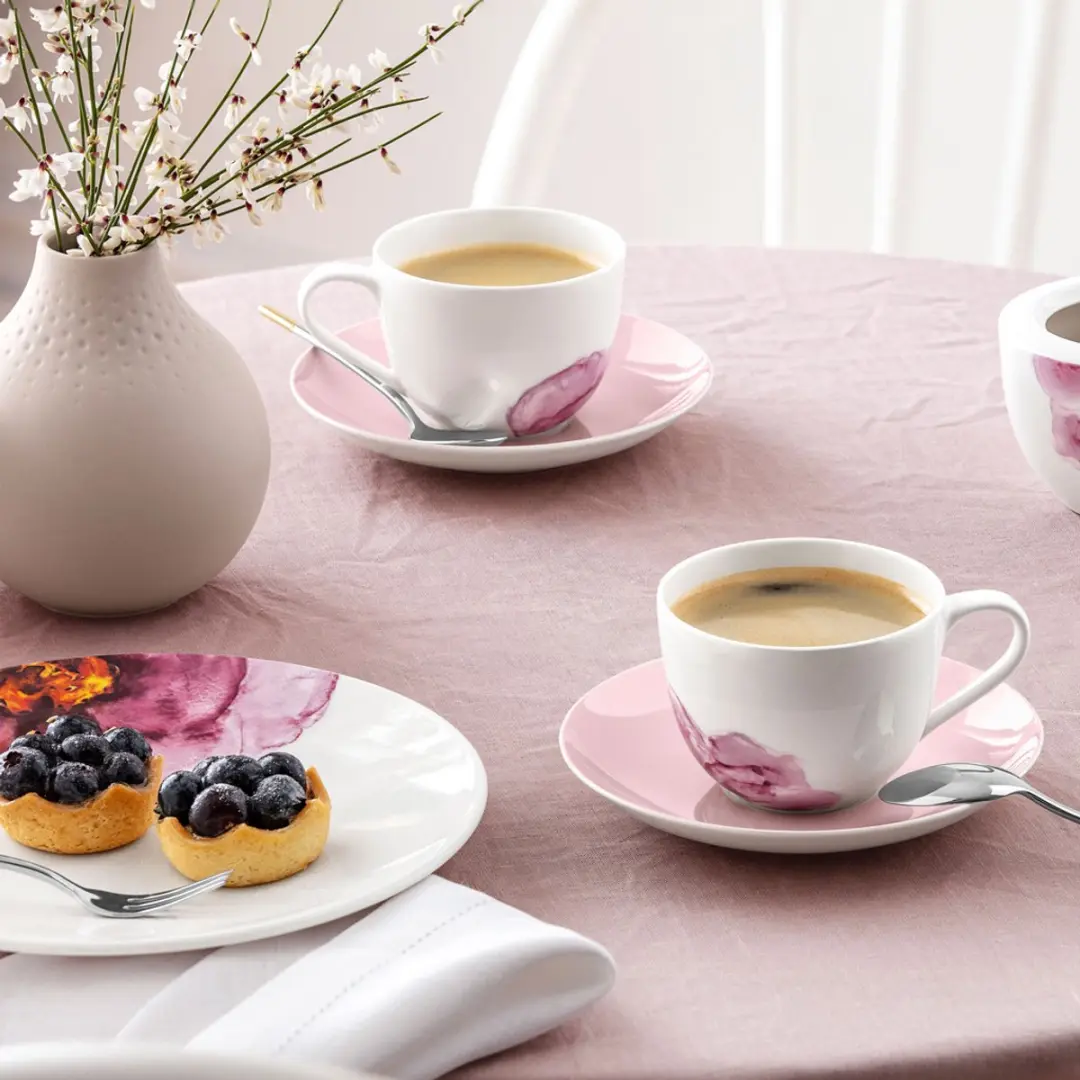 Villeroy & Boch Rose Garden Kaffeonterzetters Ø14,8cm - 6 Stuks