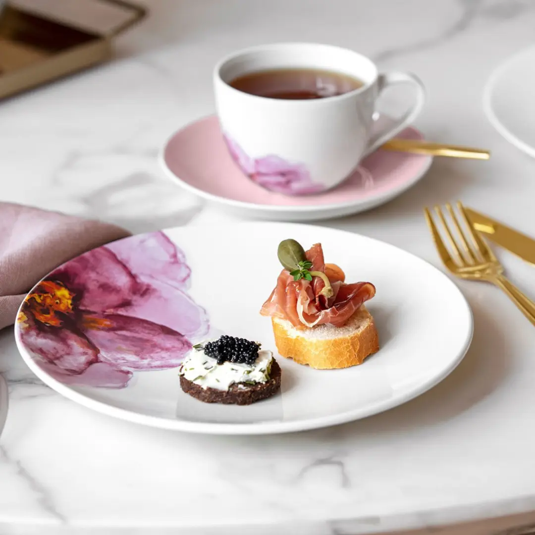 Villeroy & Boch Rose Garden Kaffeonterzetters Ø14,8cm - 6 Stuks