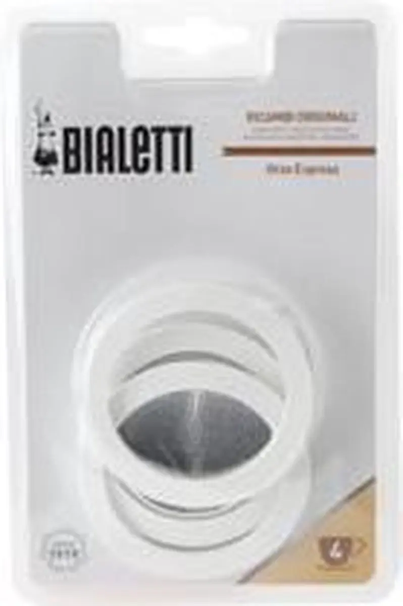 Bialetti Moka Express Filterplaatje & Ringen 3/4 Kop - 5,7cm - Zilvergrijs
