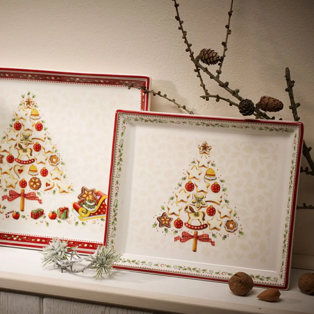 Villeroy & Boch Gebäckplatten Winter Bakery Delight 27x23cm - 6 Stuks