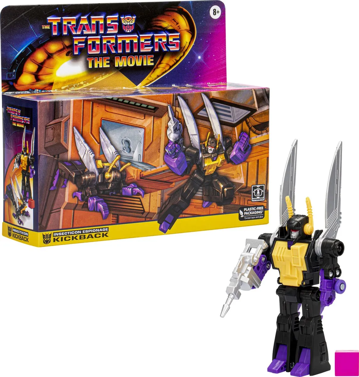 Hasbro Transformers The Movie Retro Kickback Actiefiguur 14cm - F69475L0