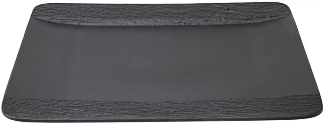 Villeroy & Boch Manufacture Rock Speiseteller 28x28cm - 6 Stuks - Zwart