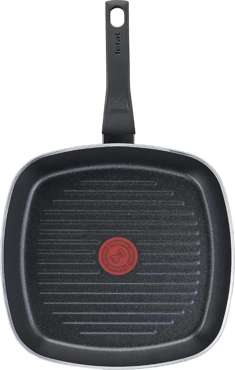 Tefal Easy Clean Grillpan 26cm - Rood - B5724053