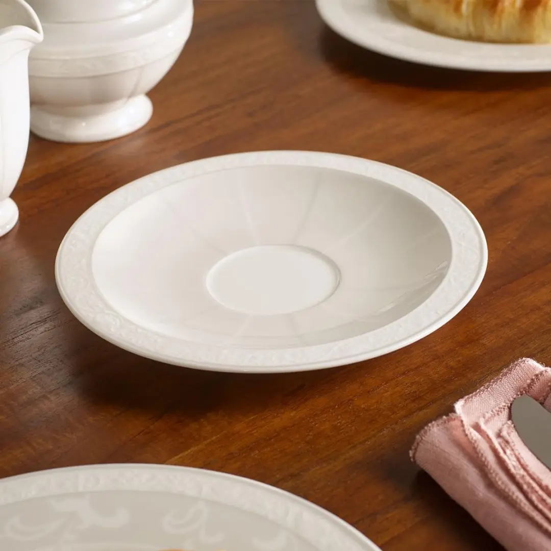 Villeroy & Boch Cappuccinountertassen Gray Pearl Ø18,5cm - 6 Stuks
