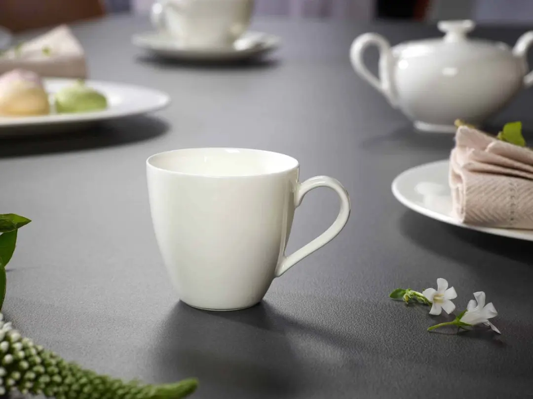 Villeroy & Boch Anmut Mokka-/Espressotassen 60ml - Wit - 6 Stuks