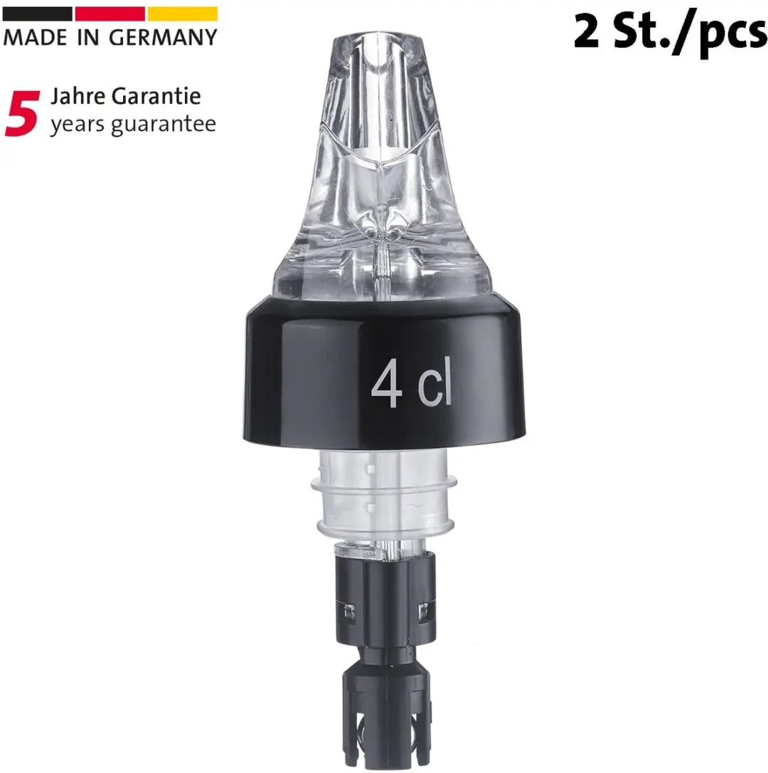 Westmark 2 Doseertuiten 4cl - Transparant/Zwart