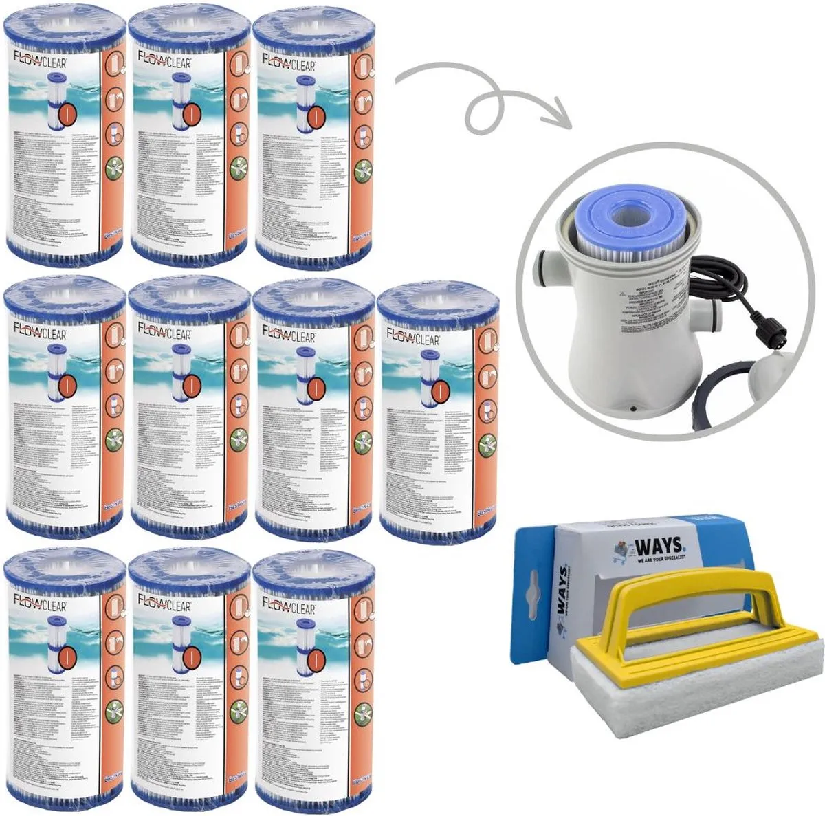 Bestway Type I Filters GKD