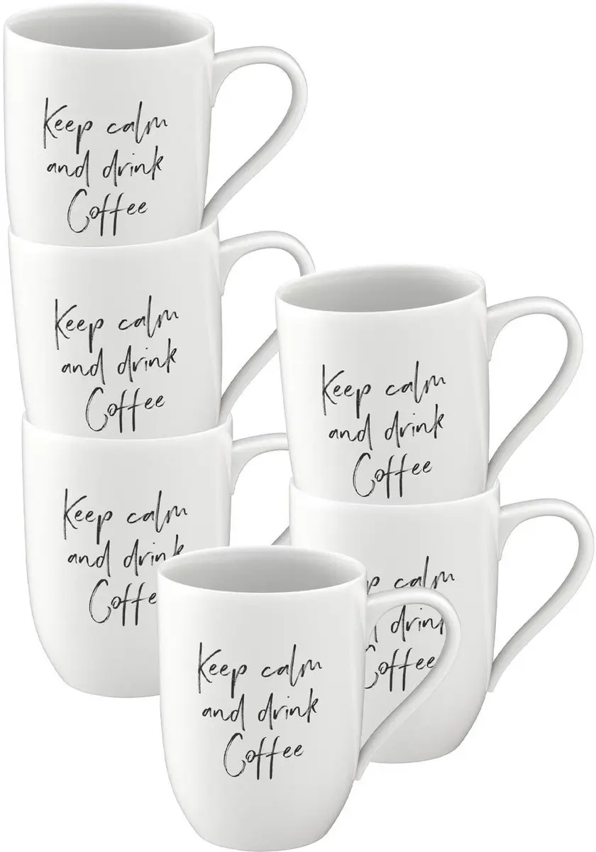Villeroy & Boch 'Keep calm and drink Coffee' Koffiebeker 290ml