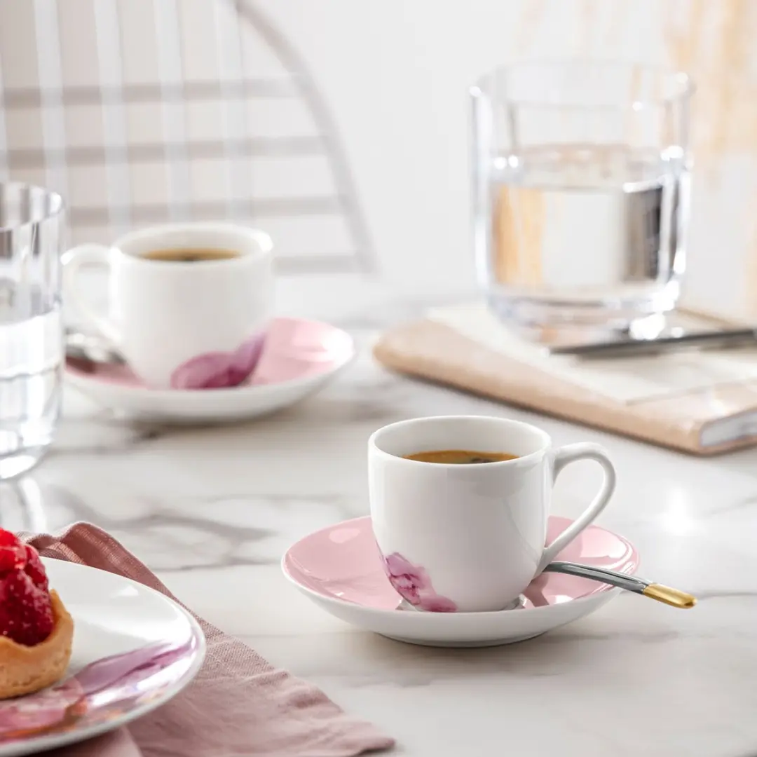 Villeroy & Boch Rose Garden Espressotassen 70ml - 6 Stuks