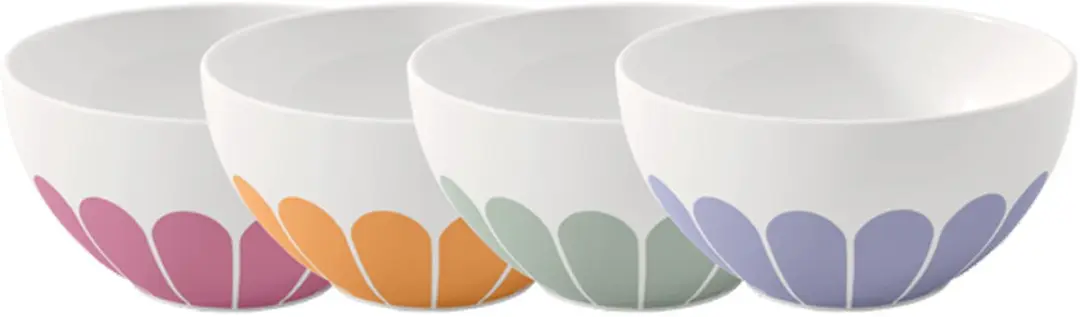 Villeroy & Boch Fleur Vert Müslischalen-Set 4 Stuks
