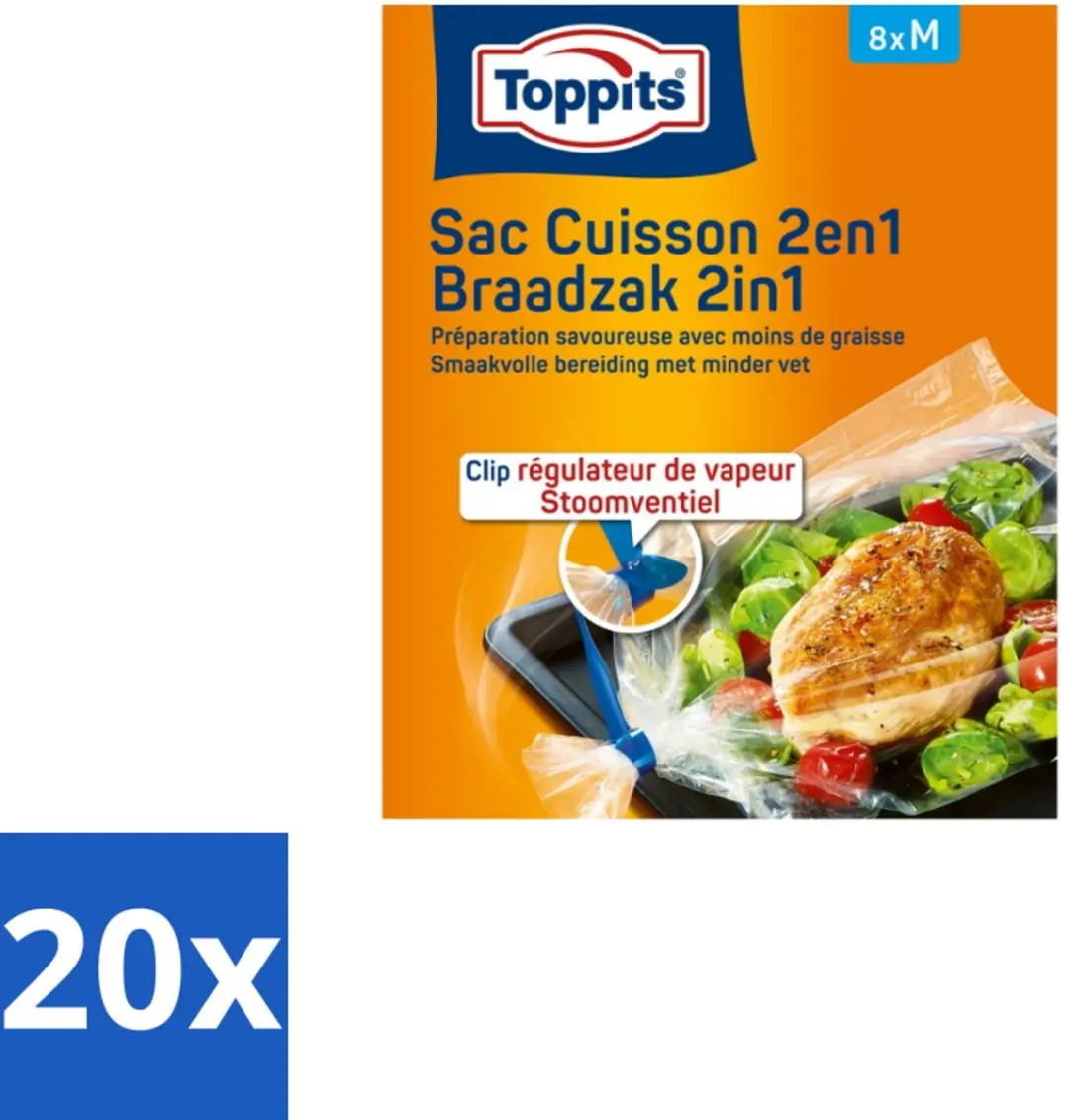 Toppits Braad- & Stoomzakken 6720612