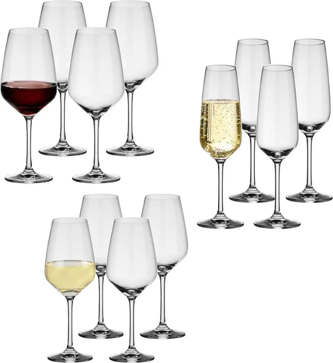 Villeroy & Boch Voice Basic Wijn- en Sekglas Set