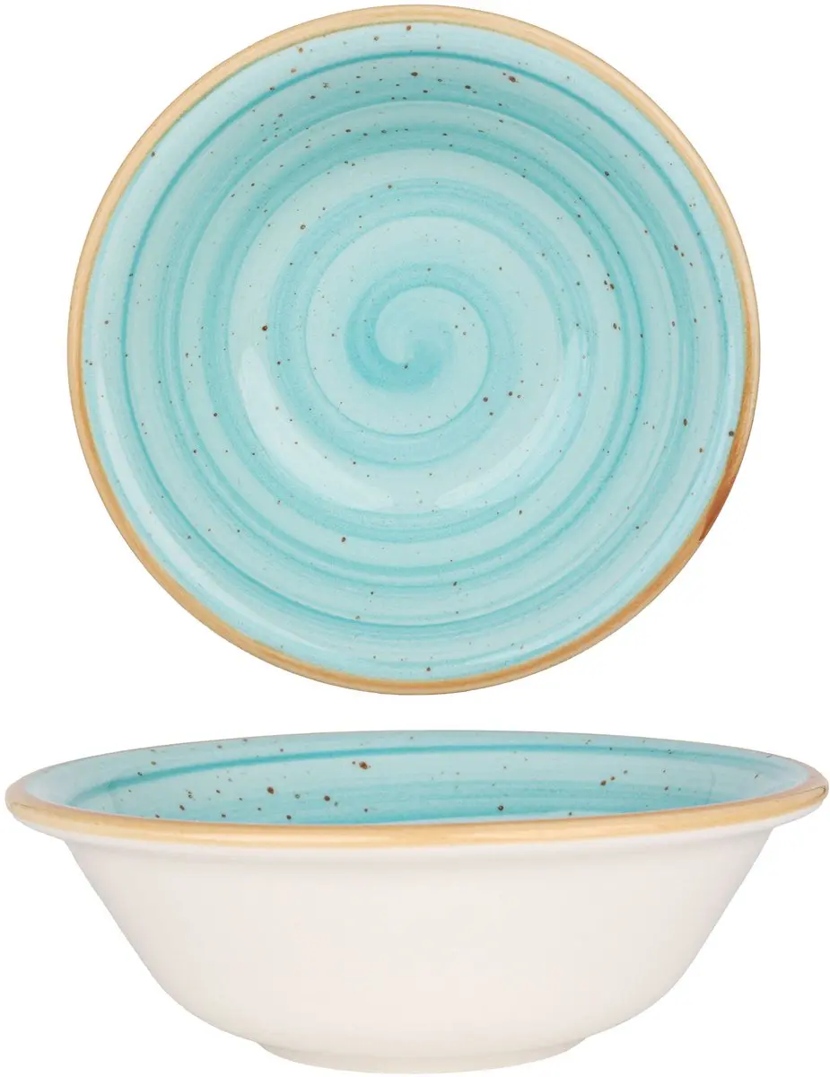 Bonna Aqua Serviesset 24-delig - 6 Personen - Porselein - Blauw