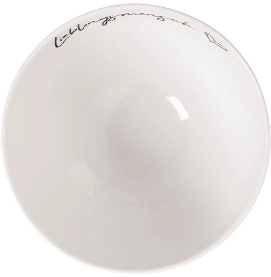 Villeroy & Boch Bols Lieblingsmensch Statement Ø13,8cm - 4 Stuks