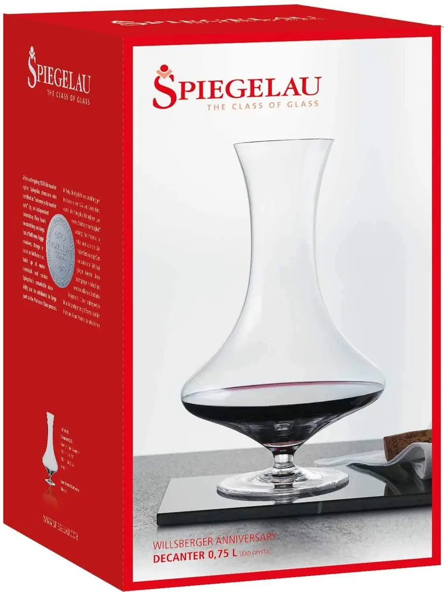 Spiegelau Willsberger Anniversary Dekanter 1L - Transparant