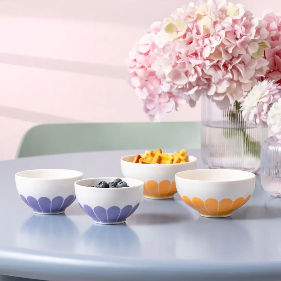 Villeroy & Boch Fleur Couleur Beilagenschalen ø11cm - 4 Stuks