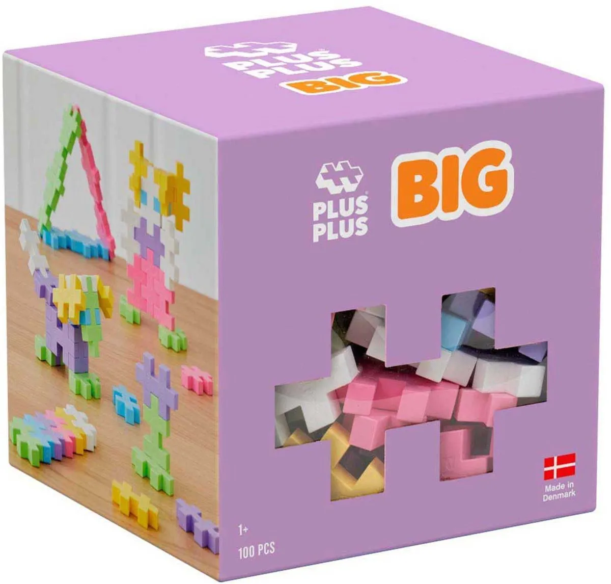 Plus-Plus BIG Pastel 100-delige Bouwset