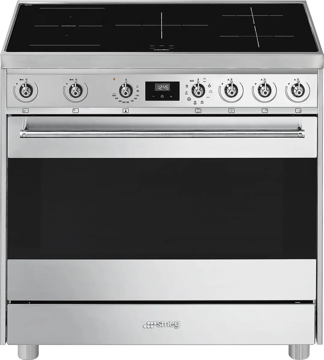 Smeg Symphony C9IMX9-1 Vrijstaand Inductiefornuis