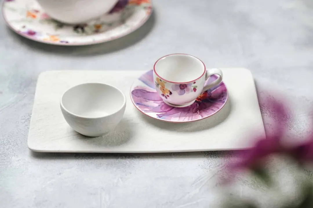 Villeroy & Boch Mariefleur Basic Tassen & Untertassen - 6 Stuks - 80ml