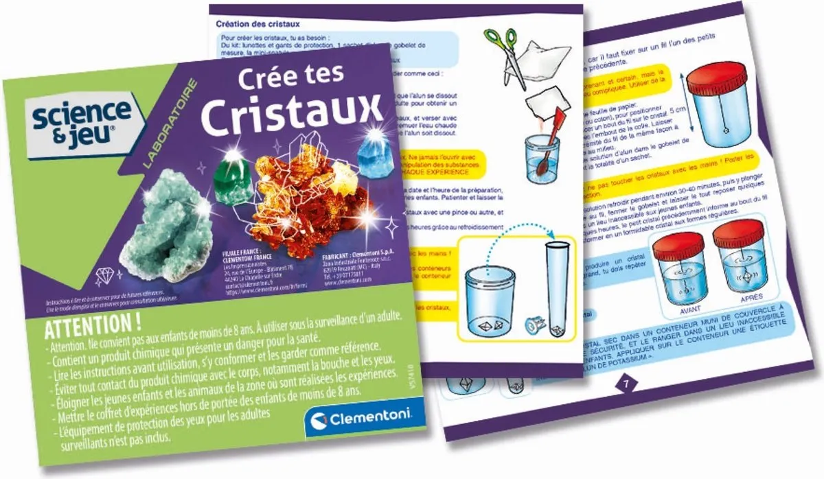 Clementoni Prime Scoperte Kristallen Mini Set
