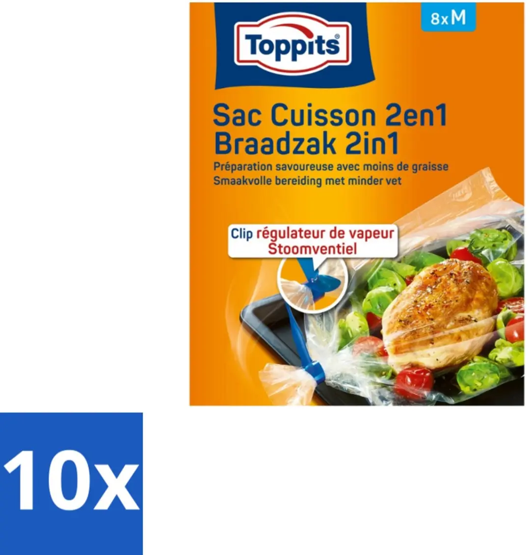 Toppits Braad- & Stoomzakken 6720612