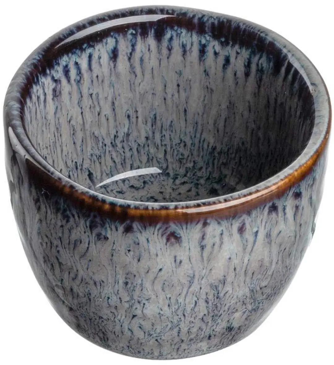 Leonardo Matera Eierbekers Set 6 - Ø5,2cm Antraciet