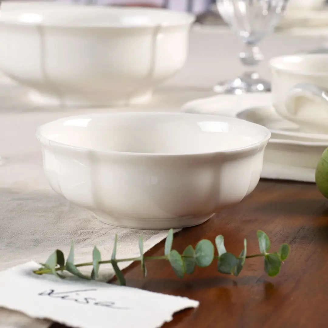 Villeroy & Boch Manoir Dessertschalen Set 6 - ø14,8cm - Wit