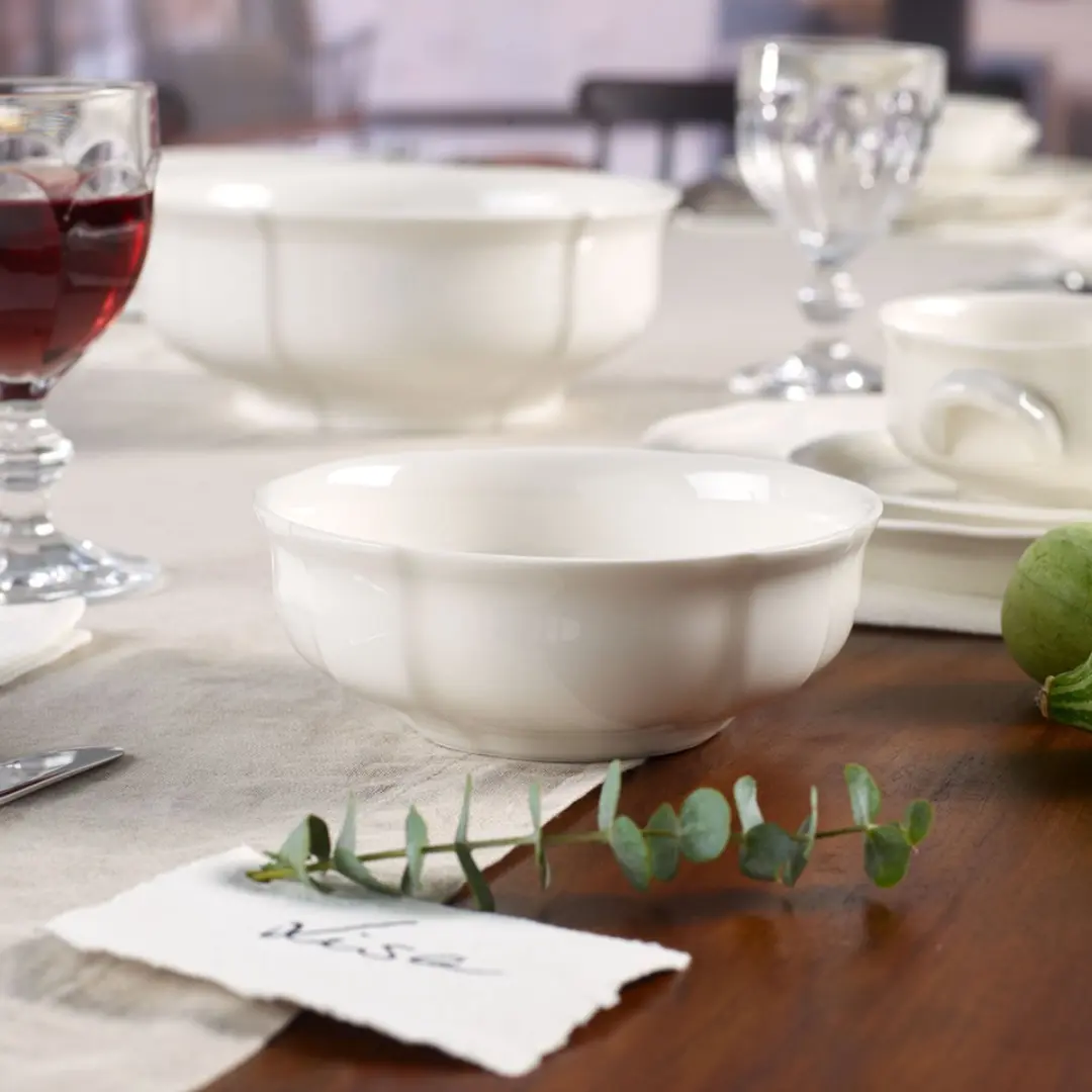Villeroy & Boch Manoir Dessertschalen Set 6 - ø14,8cm - Wit