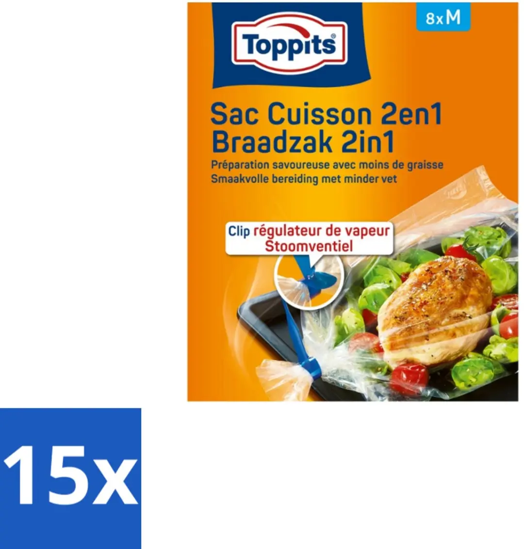 Toppits Braad- & Stoomzakken 6720612