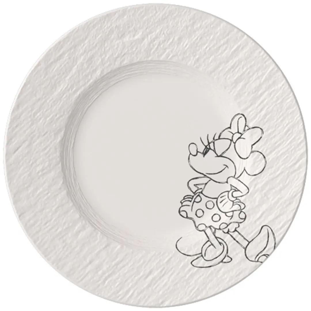 Villeroy & Boch Manufacture Rock blanc Mickey Mouse Ontbijt/Dessertbord