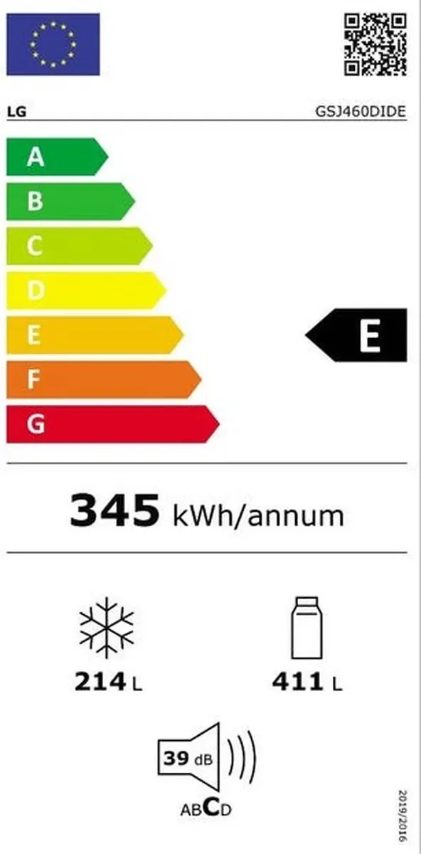 LG GSJ460DIDE Amerikaanse Koelkast 625L - Donker Grafiet