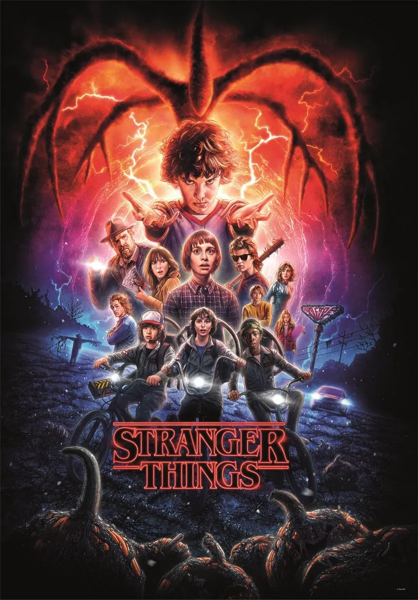 Clementoni Stranger Things Puzzel 1000 Stuks - Meerkleurig