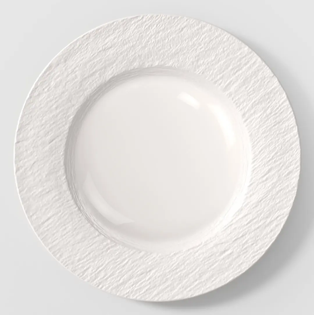 Villeroy & Boch Manufacture Ice Speiseteller - 27,1 cm - wit-gekleurd