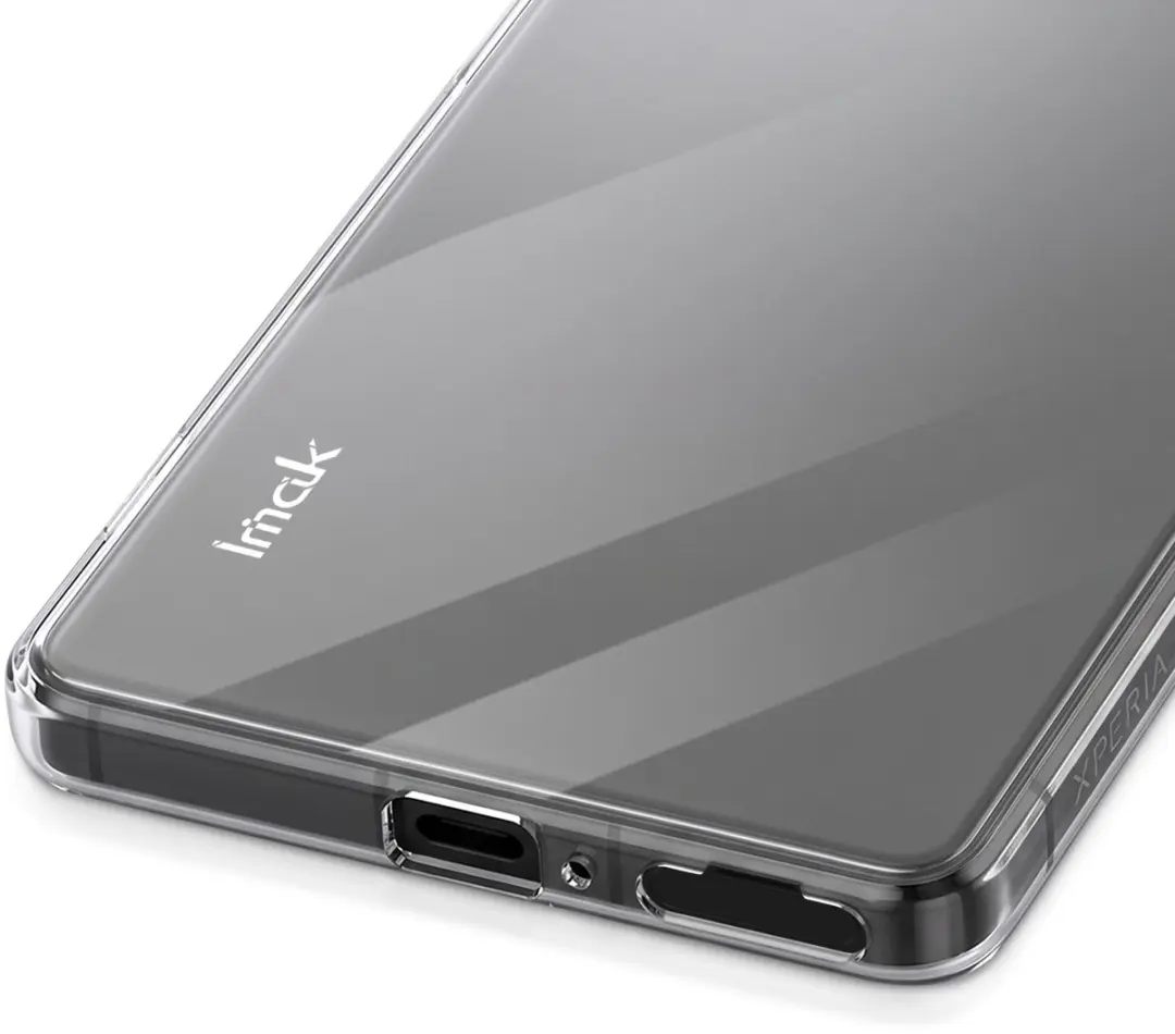 Imak Hoesje Sony Xperia 1 VIII 1.5mm Siliconen - Transparant