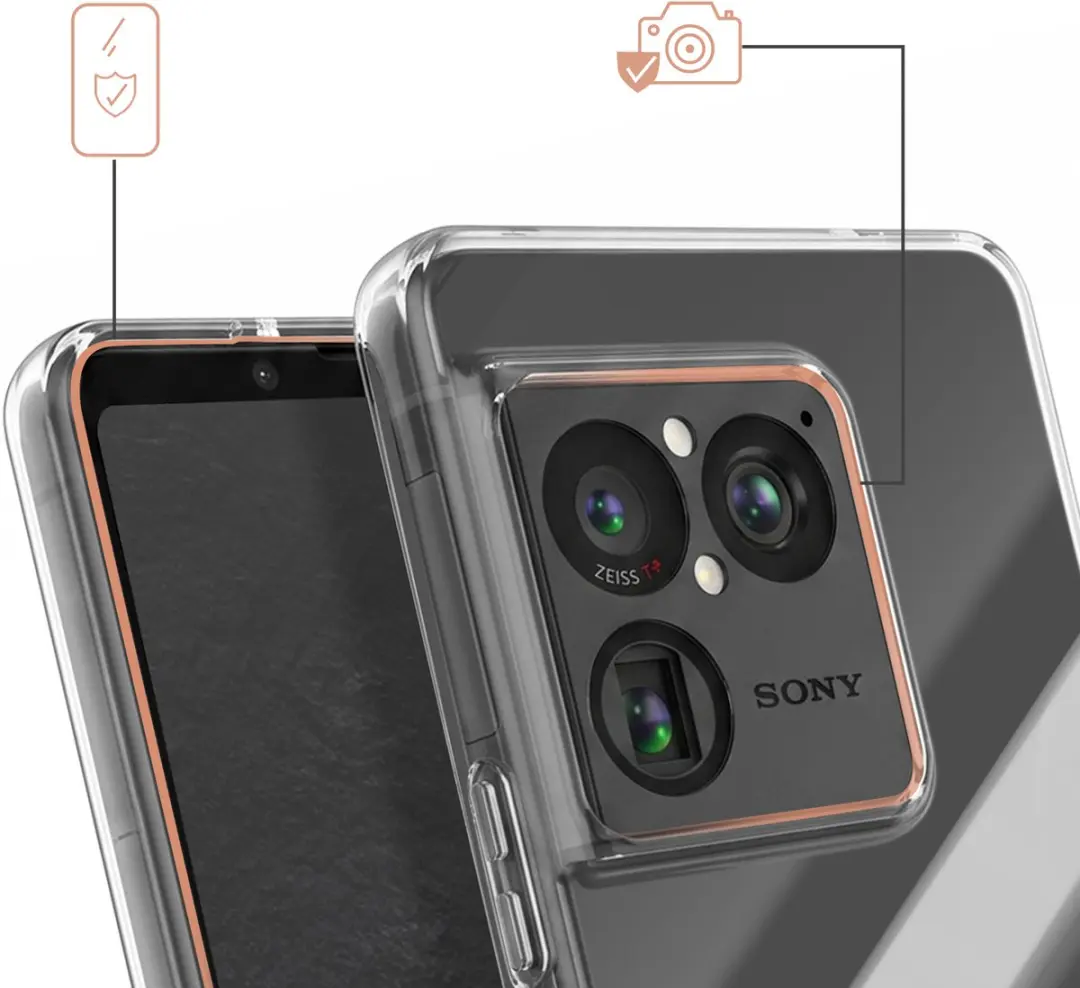 Imak Hoesje Sony Xperia 1 VIII 1.5mm Siliconen - Transparant